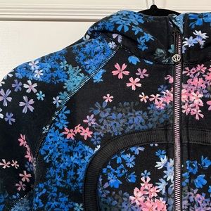 Flowered Lululemon Scuba Hoodie